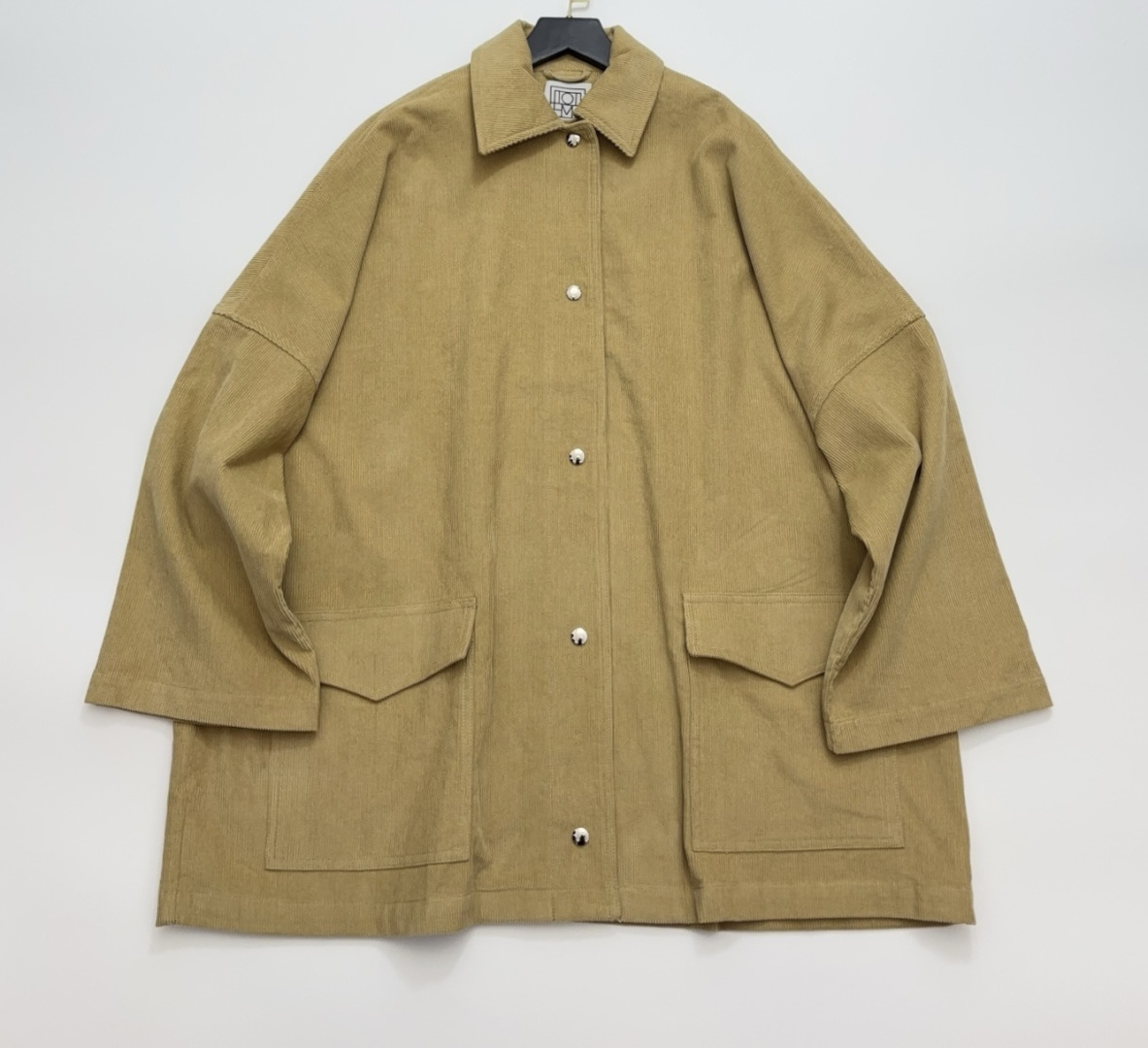 Toteme Vintage Corduroy Loose Wide-Sleeve Jacket