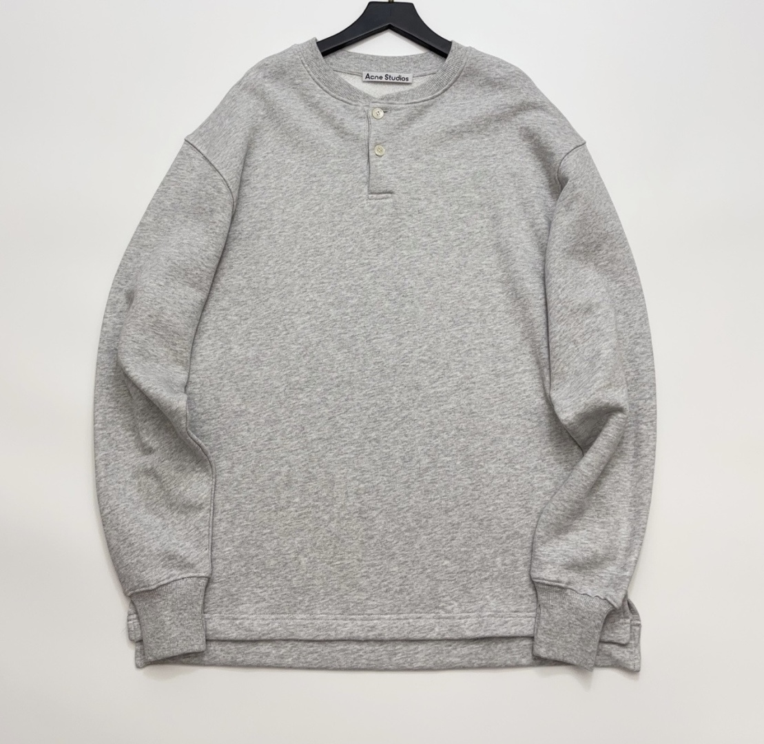 Acne Studios 26 Spring/Summer Back Letter Pattern Long Sleeve Loose Top