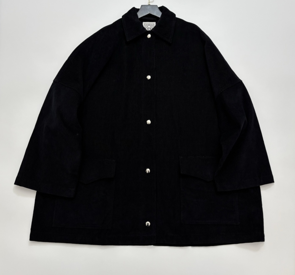 TOTEME Vintage Corduroy Loose Wide-Sleeve Jacket