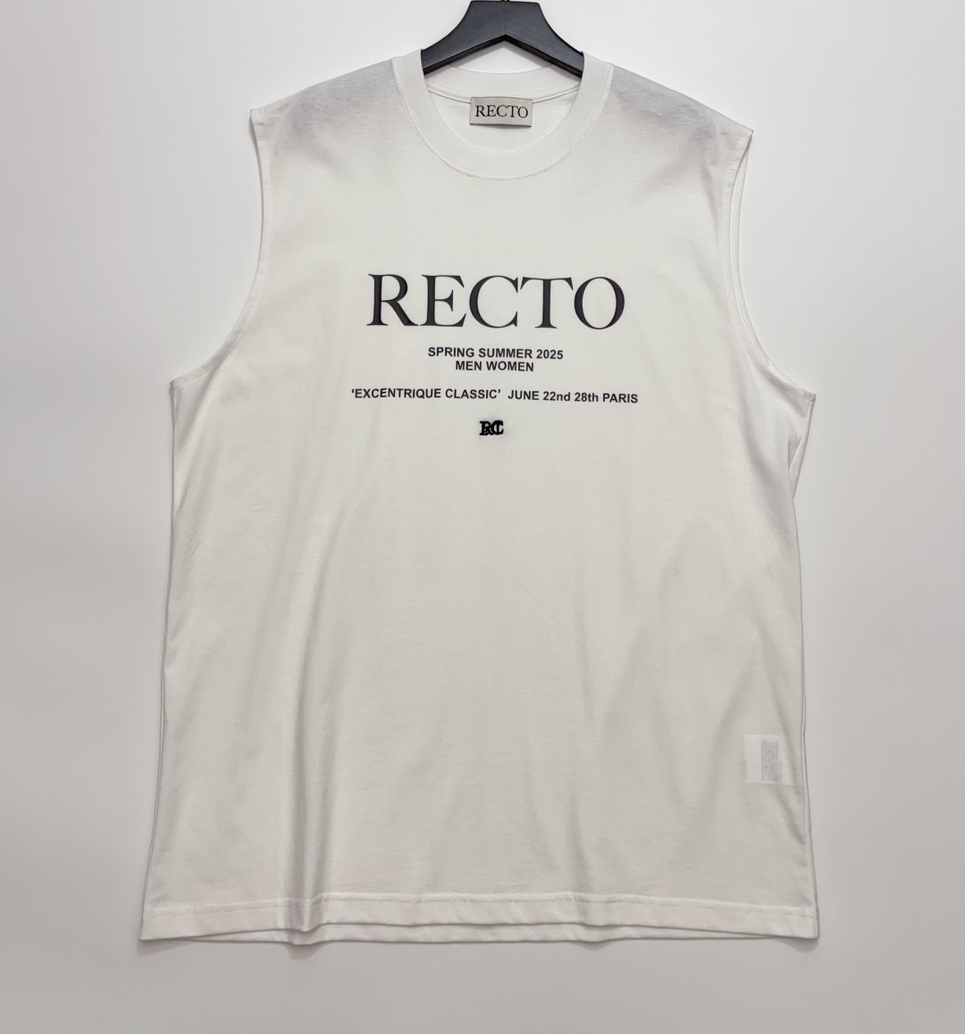 Recto Classic Logo Sleeveless Loose Top