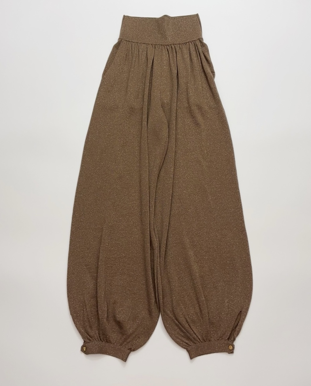 Loro Piana Knit Elastic High-Waist Casual Pants