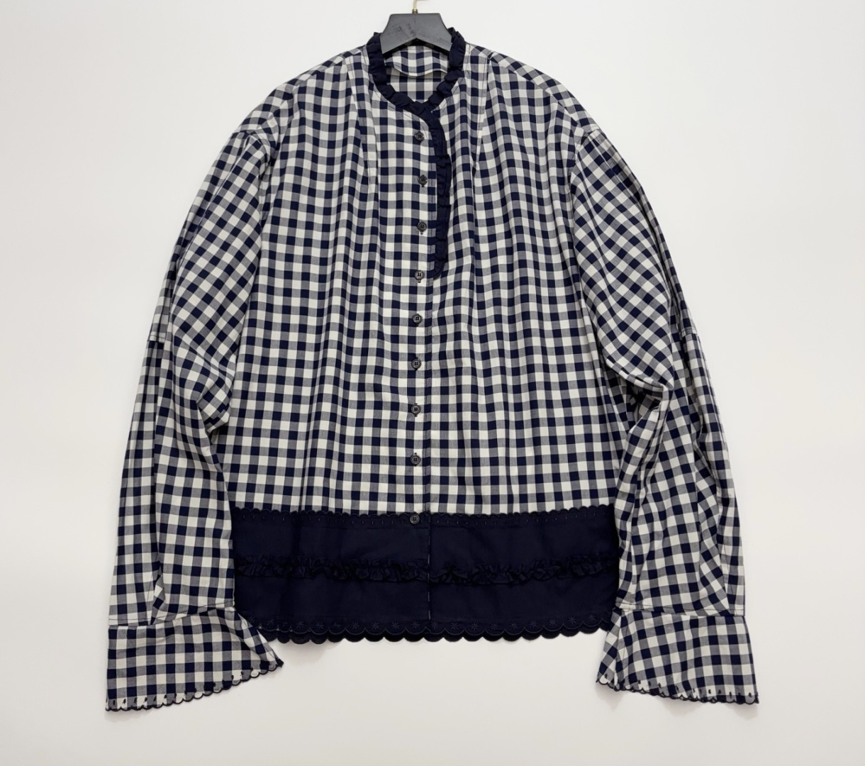 Fafa Embroidered Lace Long-Sleeve Shirt