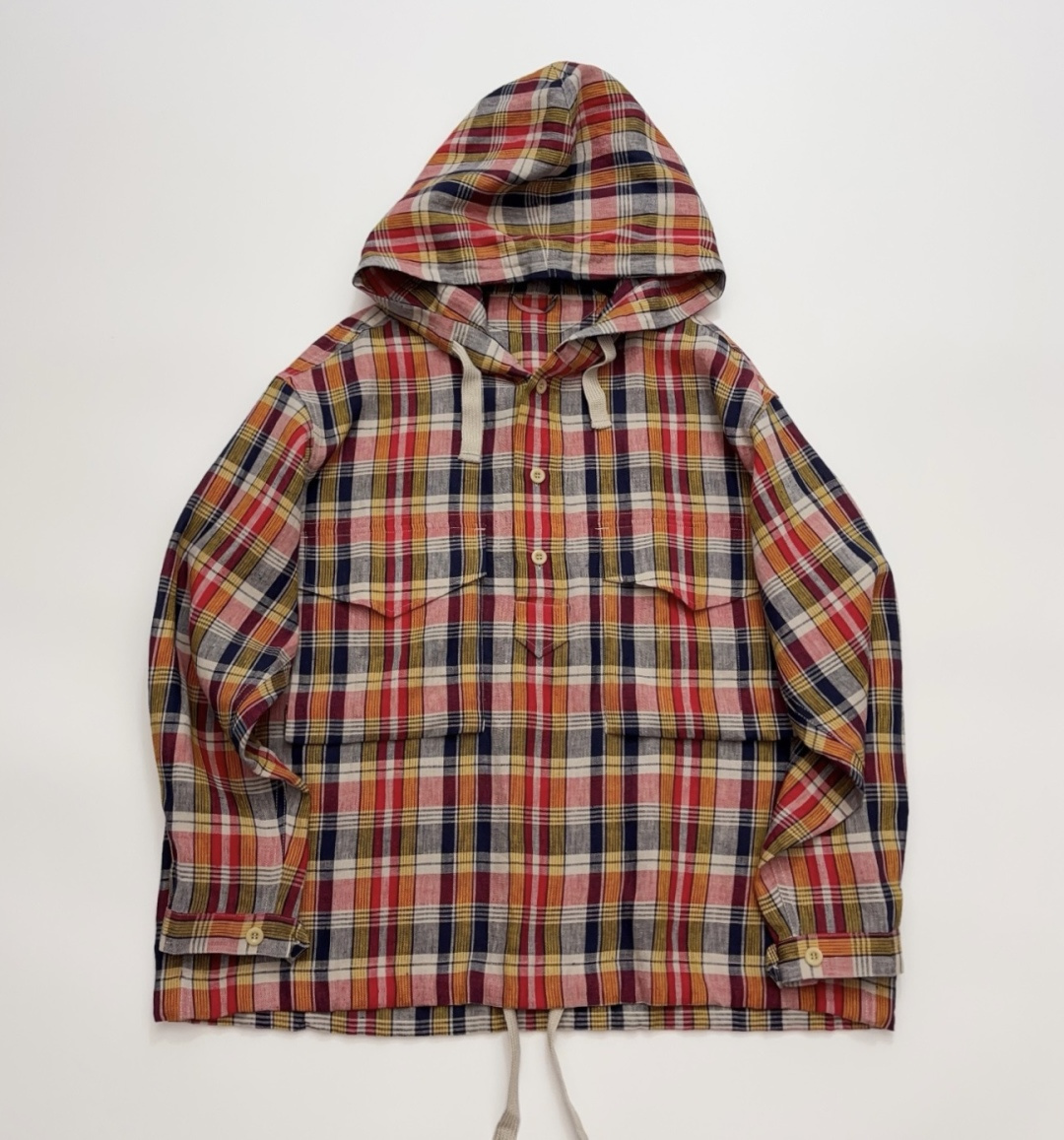 Japanese Style Plaid Relaxed Loose Lapel Shirt