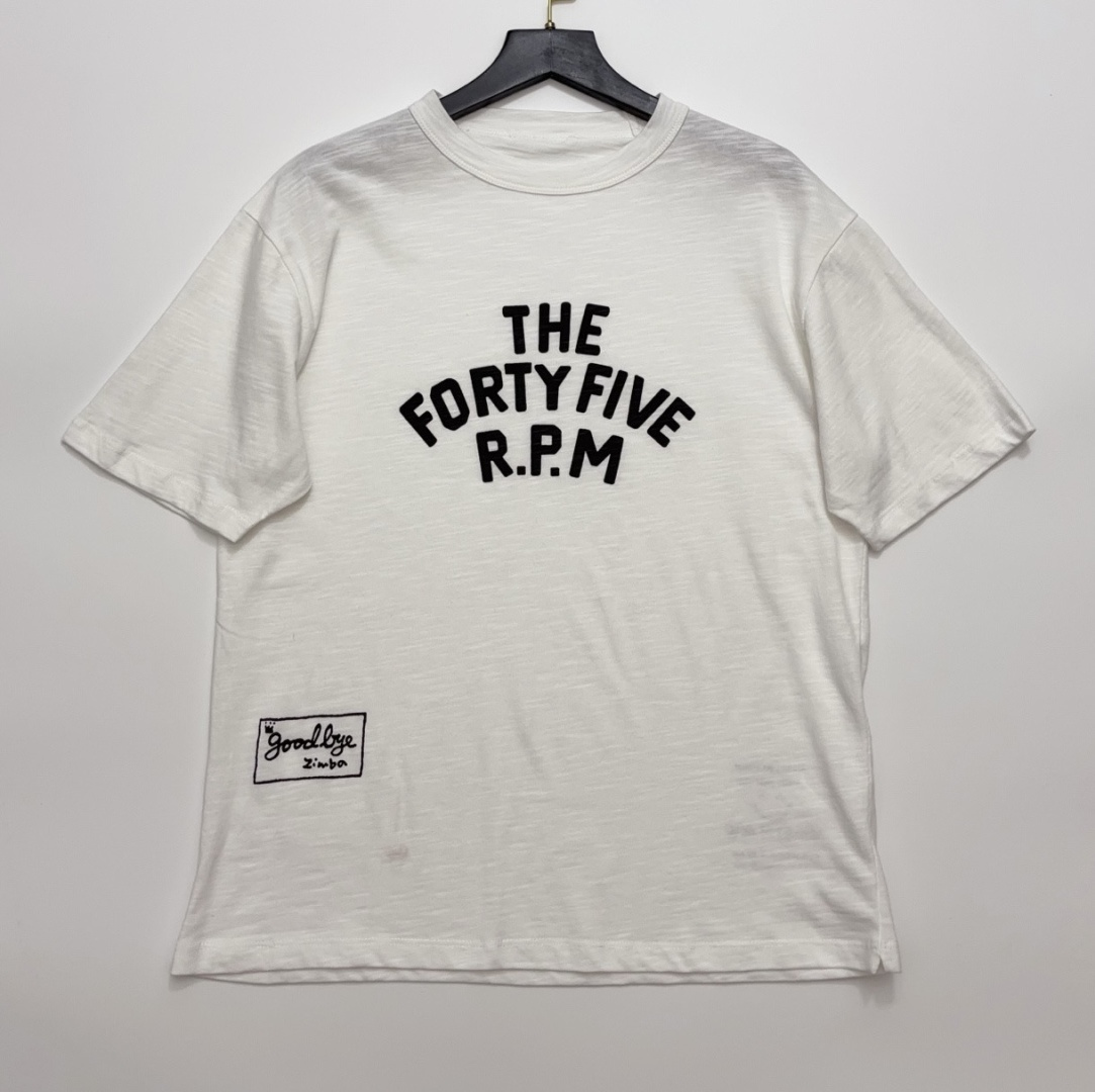 Japanese Style Letter Print Loose Short Sleeve T-Shirt