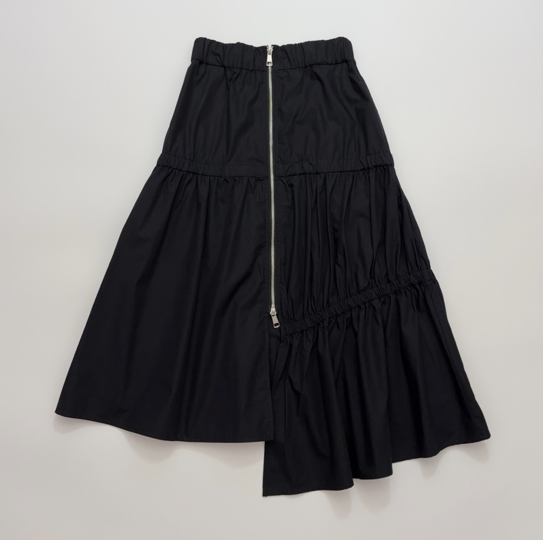Tibi Asymmetric Patchwork Fashion Skirt