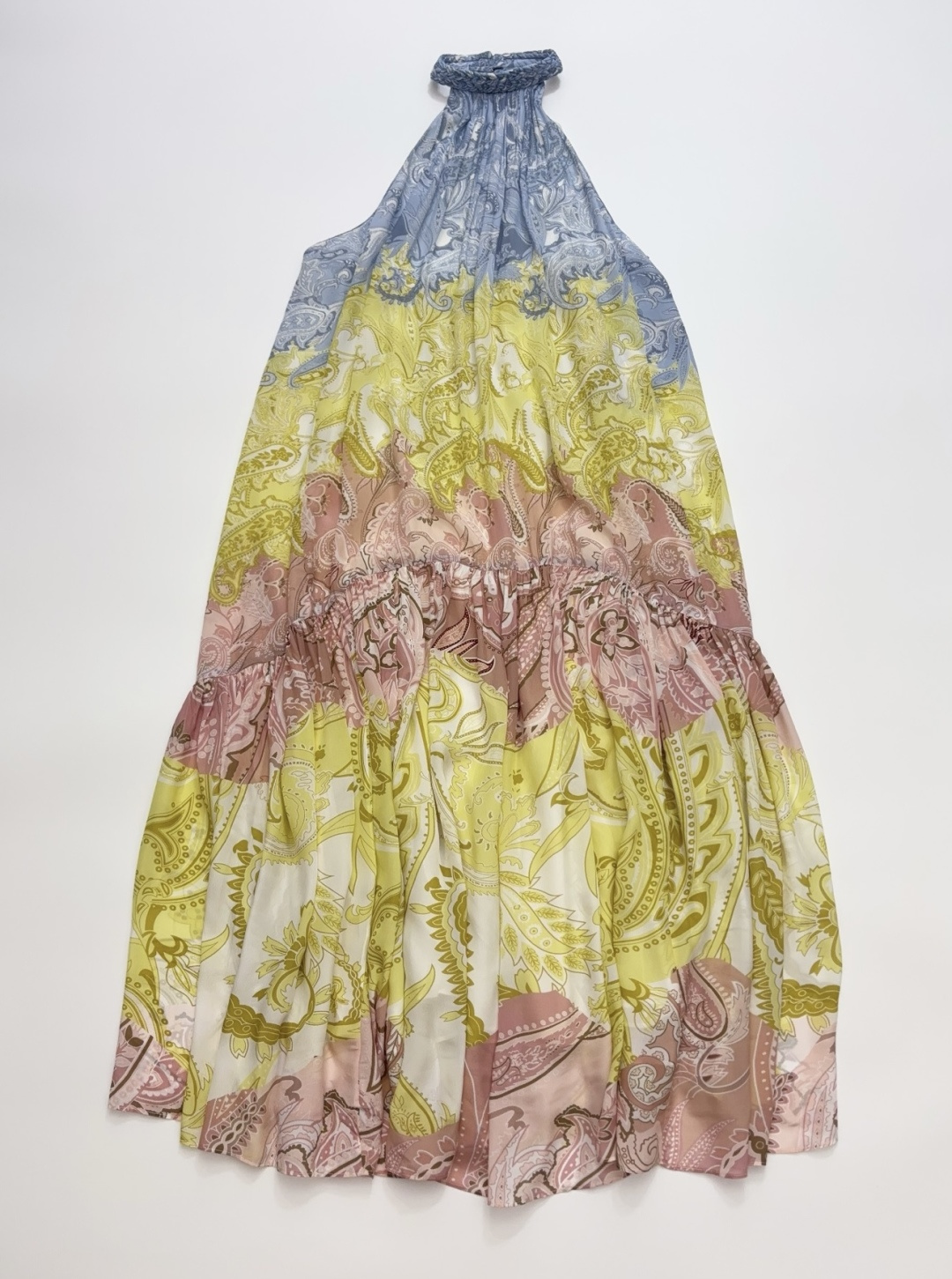 Hemant and Nandita Halter Backless Resort Dress
