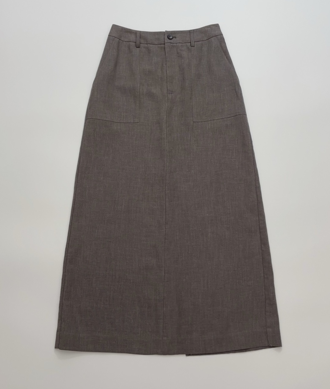 Faithfull The Brand Solid Color Elastic Waist Skirt