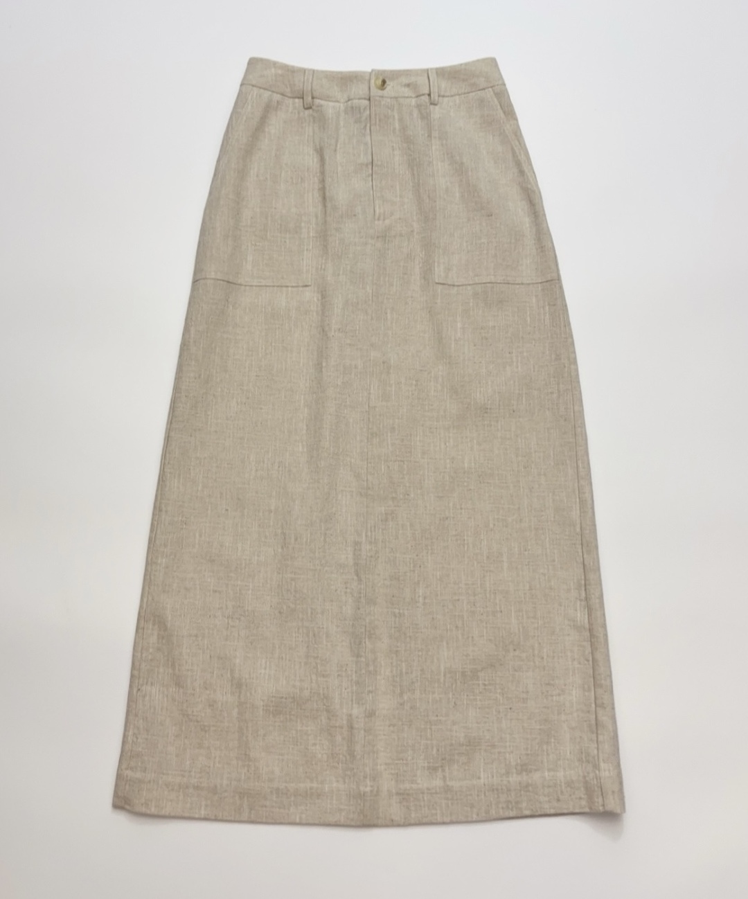 Faithfull The Brand Solid Elastic Waist Skirt