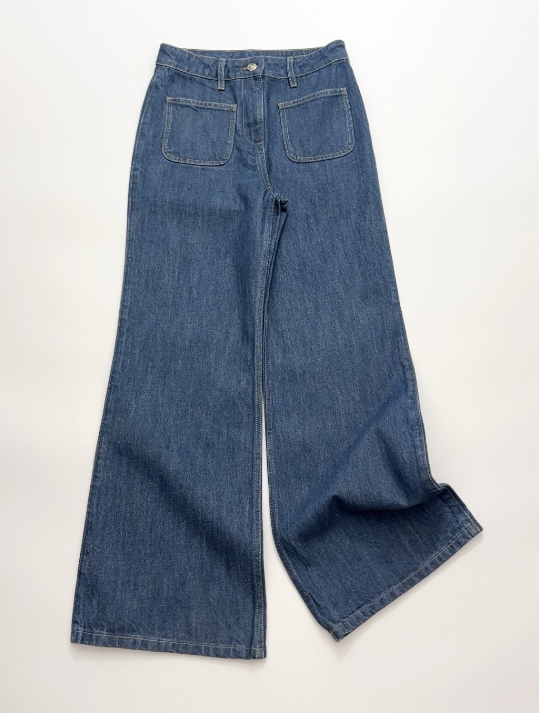 Loro Piana Simple Double Pocket Flared Denim Jeans