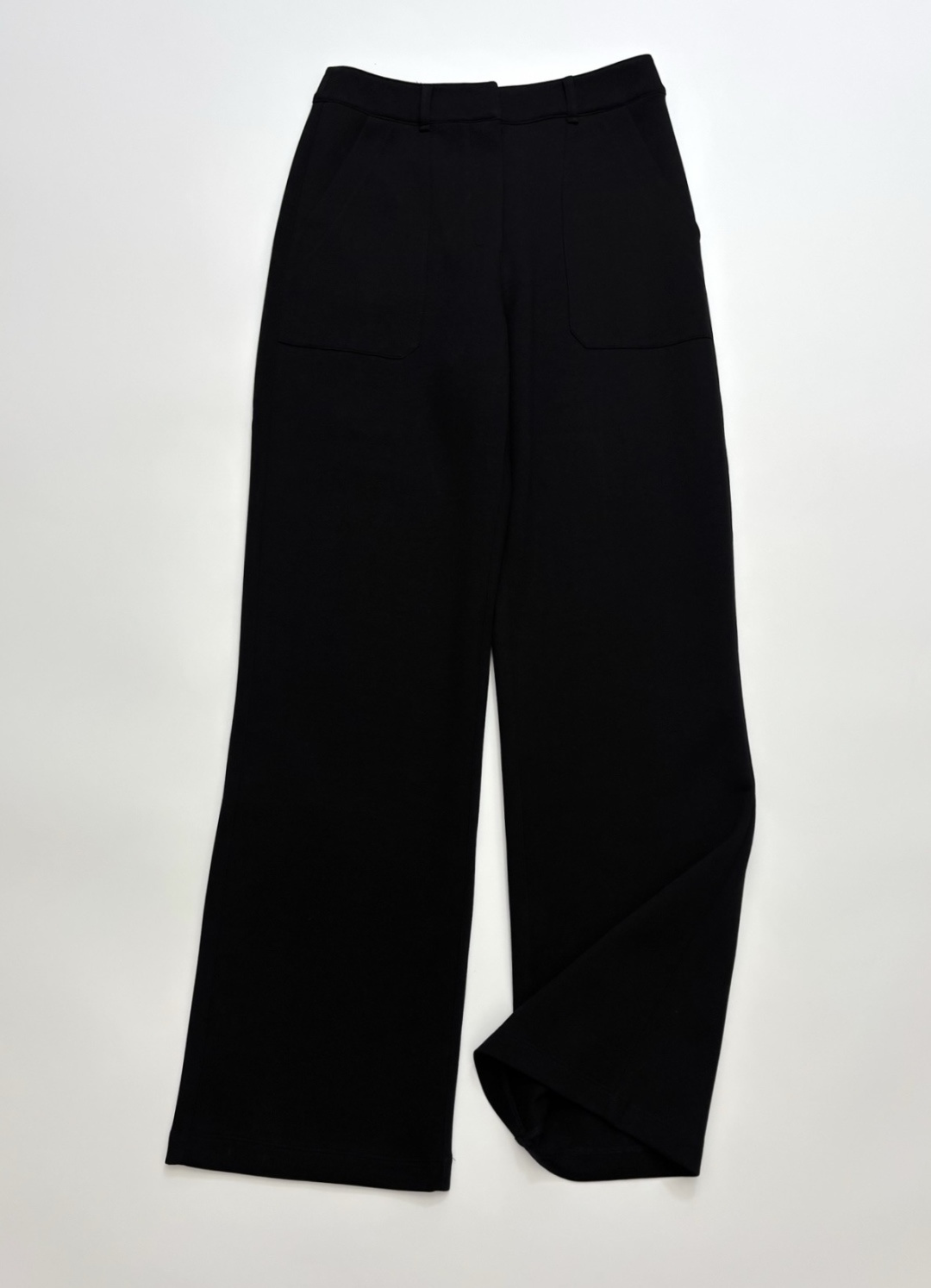 S Max Mara Solid Color Versatile Straight-Leg Casual Trousers