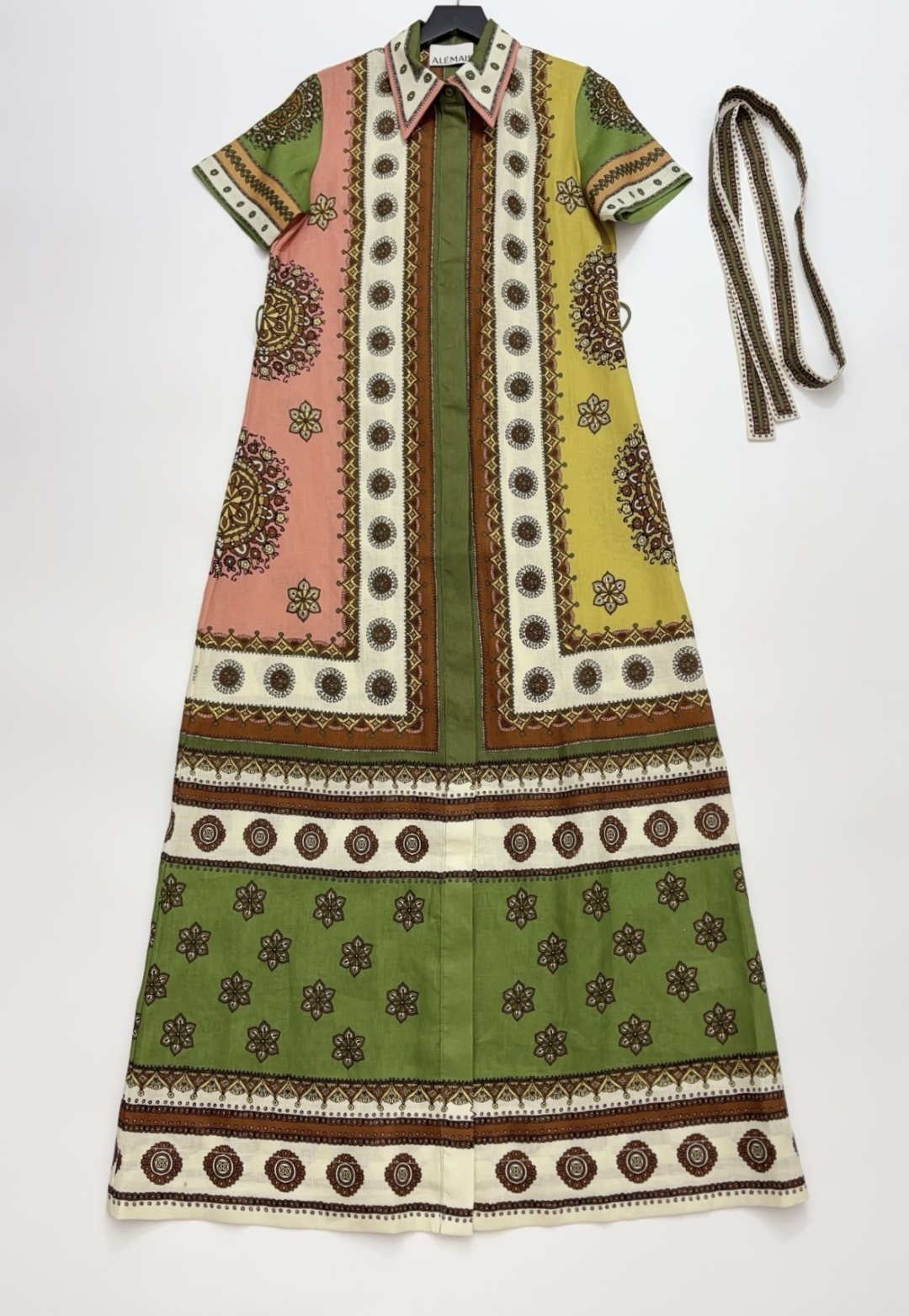 Alémais Contina Short Sleeve Shirt Long Dress