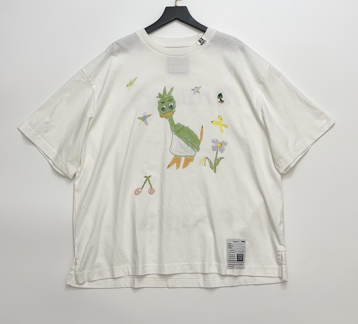 Maison Mihara Yasuhiro Hand-Painted Pattern Short Sleeve T-Shirt