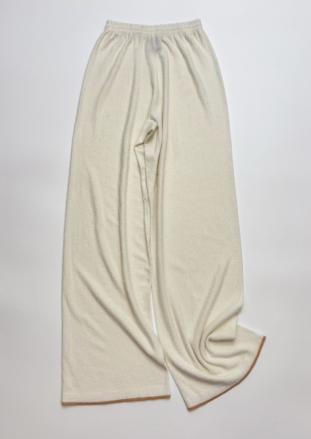 Loro Piana Silk Cotton Blend High Stretch Waist Casual Trousers