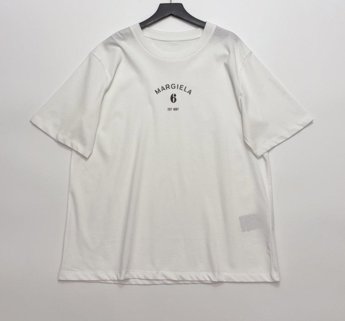 MM6 Maison Margiela Digital Print Crewneck Short Sleeve T-Shirt