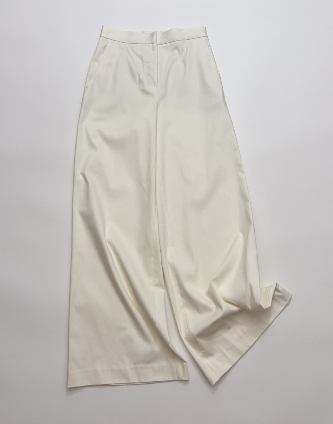 Max Mara Solid Color Simple Wide-Leg Suit Pants Minimalist Commuter Casual Pants