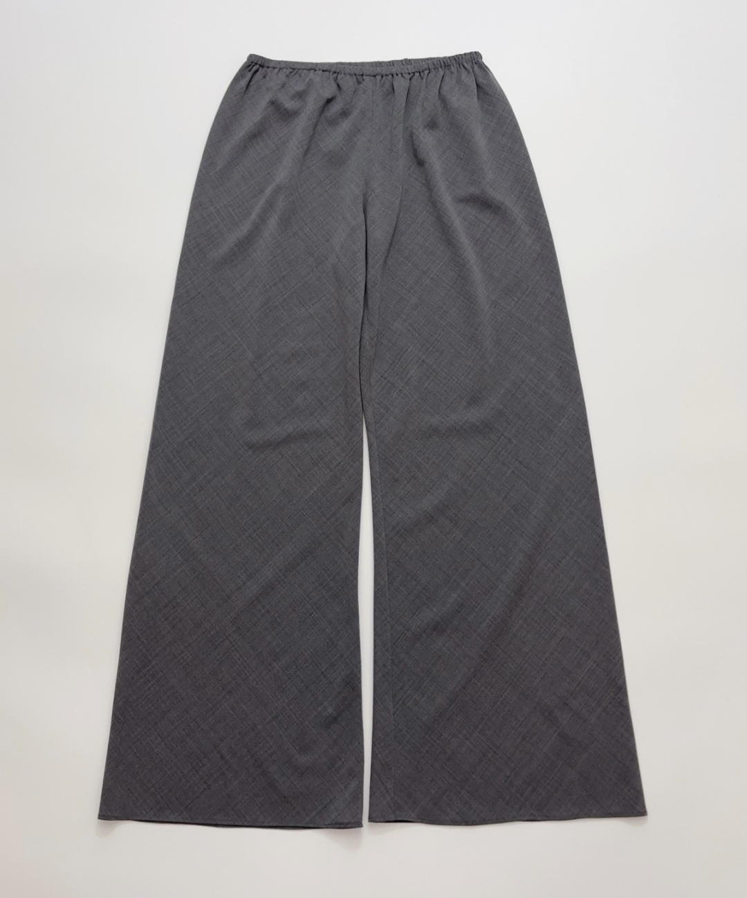 The Row Grey Elastic Waist Loose Casual Long Pants