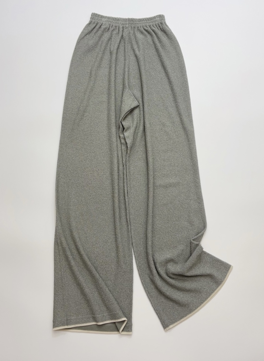 Loro Piana Silk Cotton Blend High Stretch Waist Casual Trousers