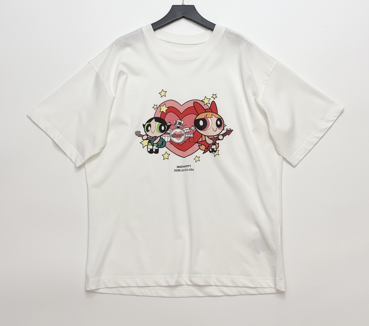 Powerpuff Girls Loose Fit Crewneck Short Sleeve T-Shirt