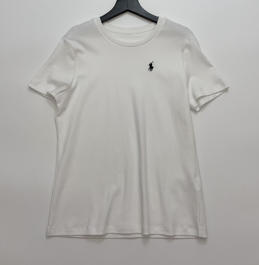 Polo Ralph Lauren Pony Embroidery Simple Crewneck Short Sleeve T-Shirt