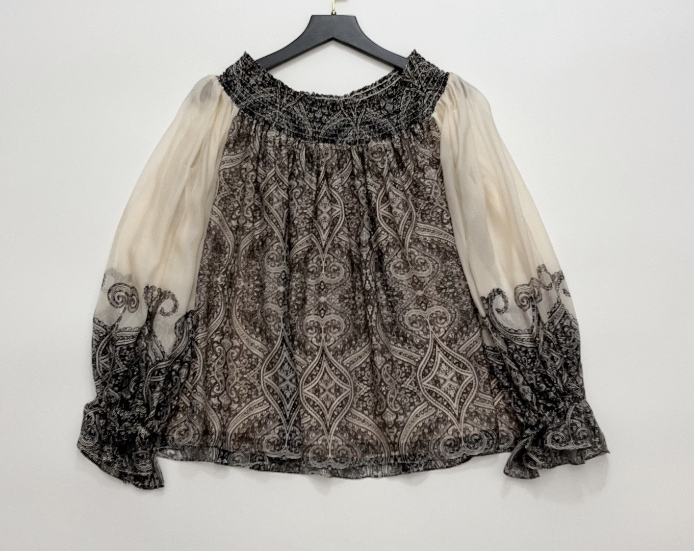 Hemant & Nandita Vintage Print Top