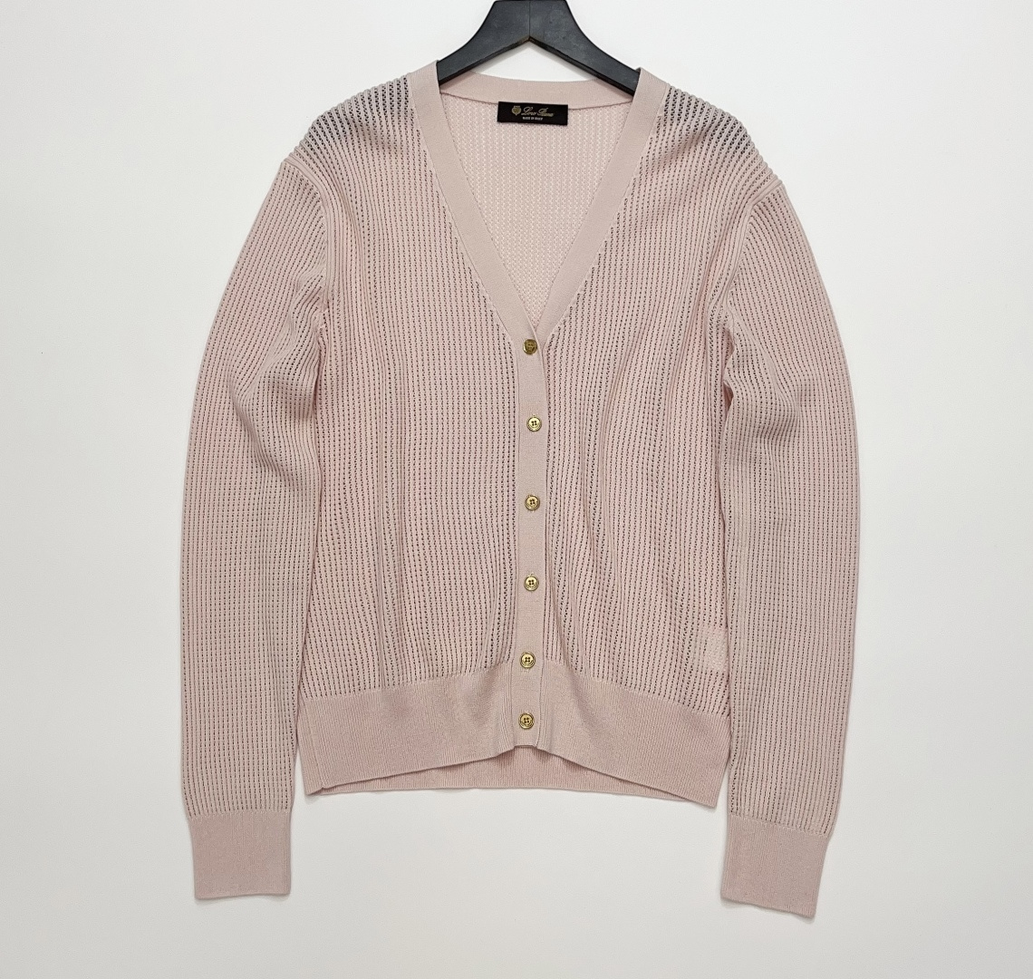Loro Piana Long-Sleeve Knit Cardigan