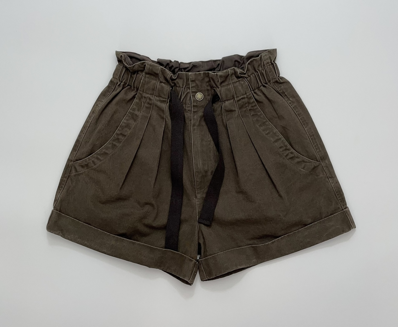 Isabel Marant Étoile 26 Early Spring Nirma Cotton Canvas Shorts