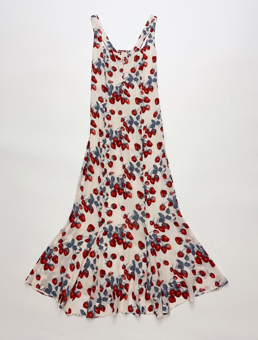 Reformation Summer Elegant Fishtail Camisole Waist-Cinch Dress