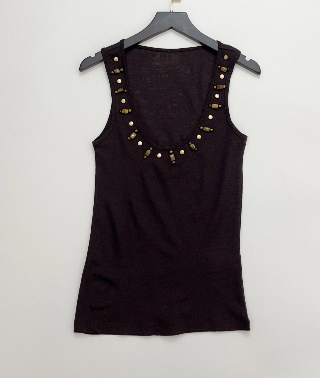 XU ZHI Beaded Embellished Vest Top