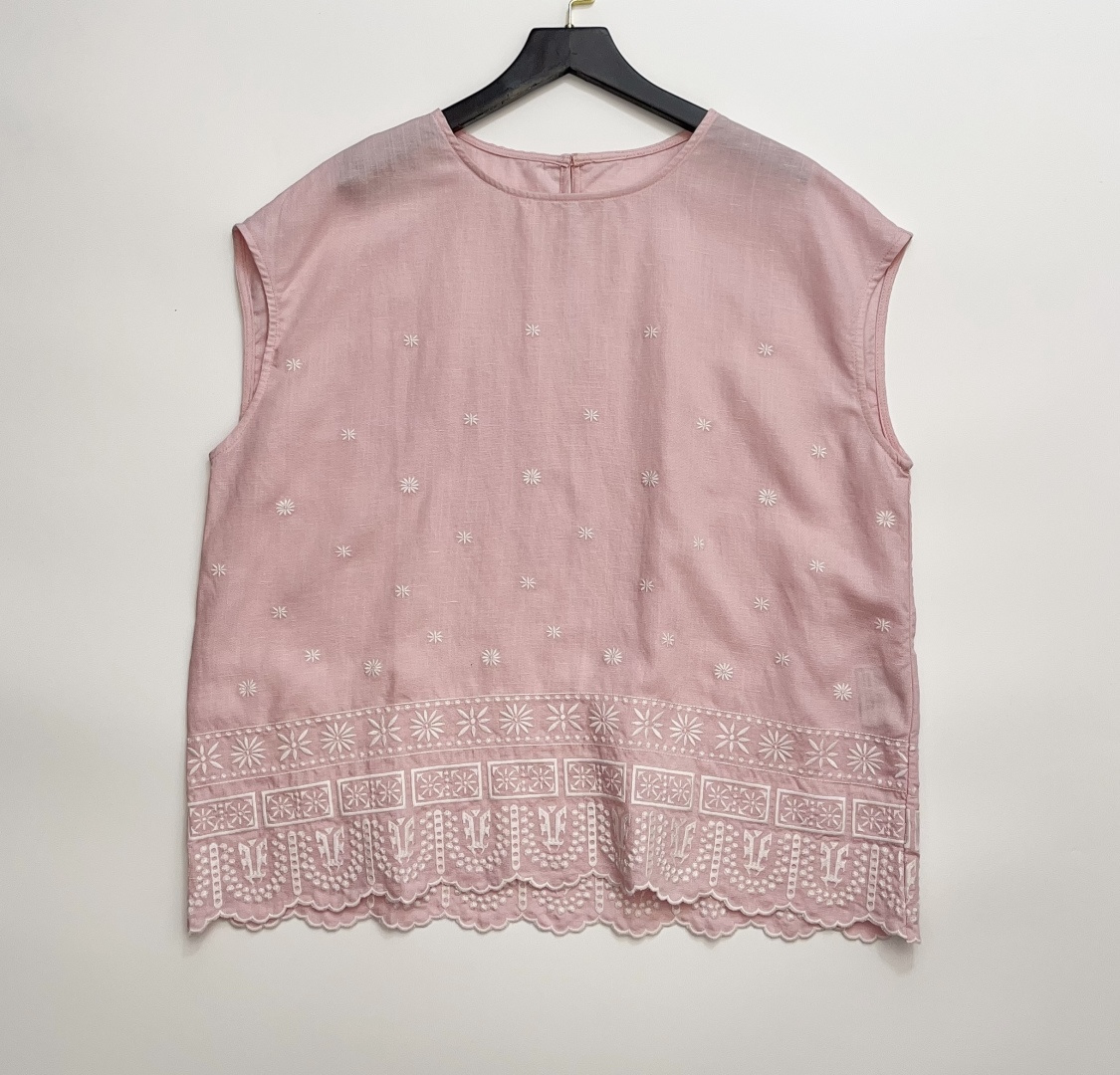 Japanese Style Pink Round Neck Loose Short Sleeve T-Shirt