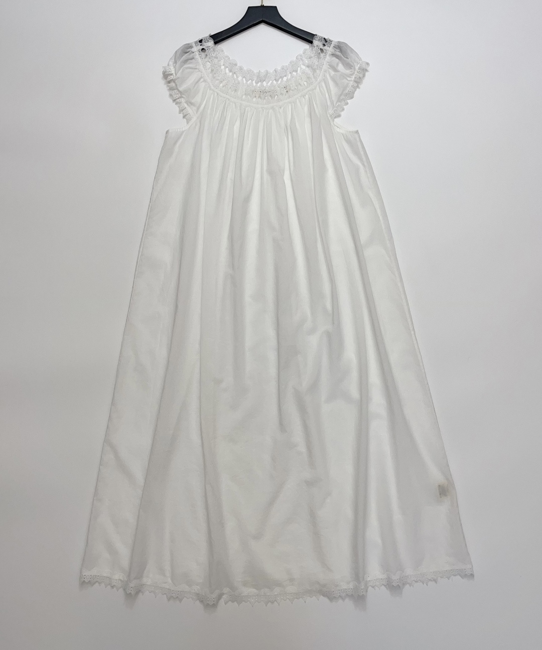 Dôen LUCILIA Hollow Out Embroidered Lace Round Neck Babydoll Dress