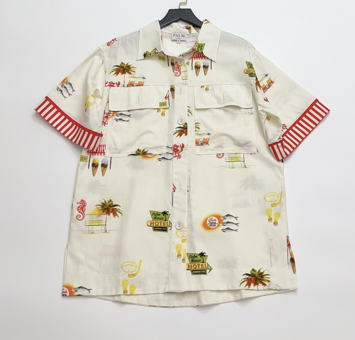 Palm Noosa Stylish Elegant Print Shirt