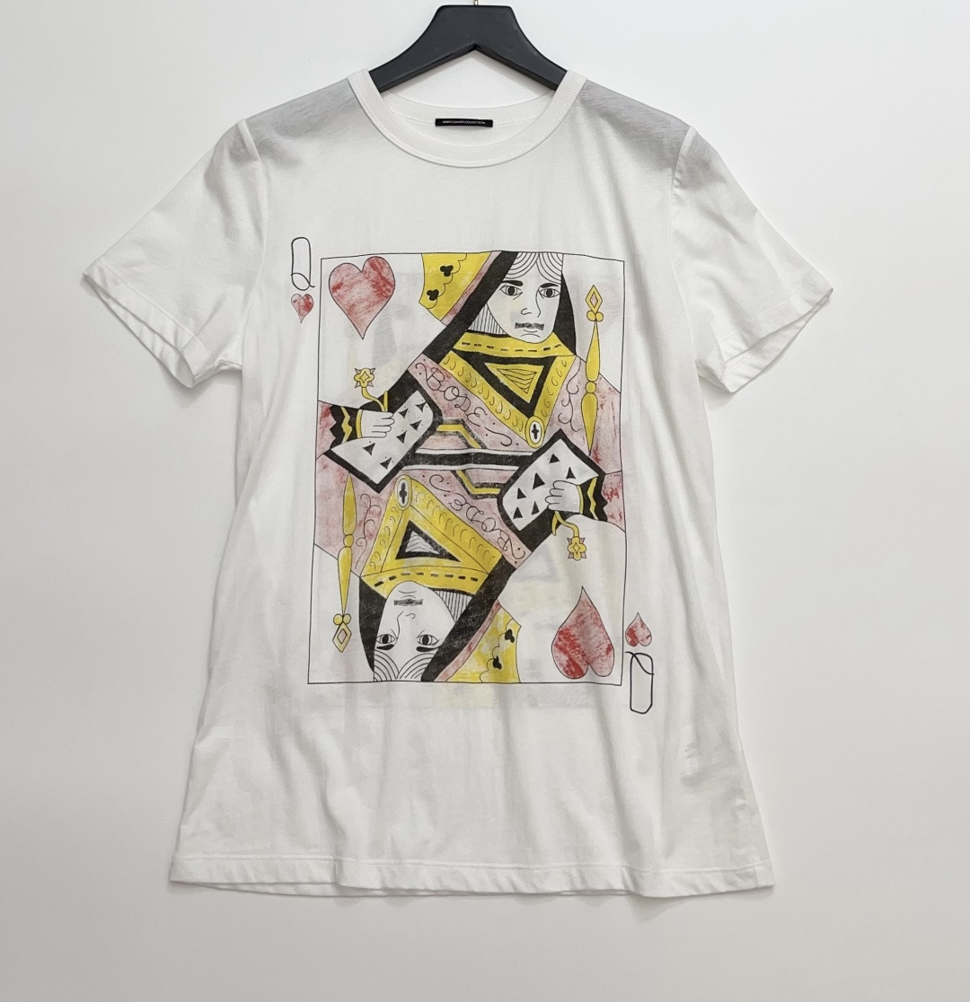 Playing Card Art Graffiti Fitted Short Sleeve T-Shirt