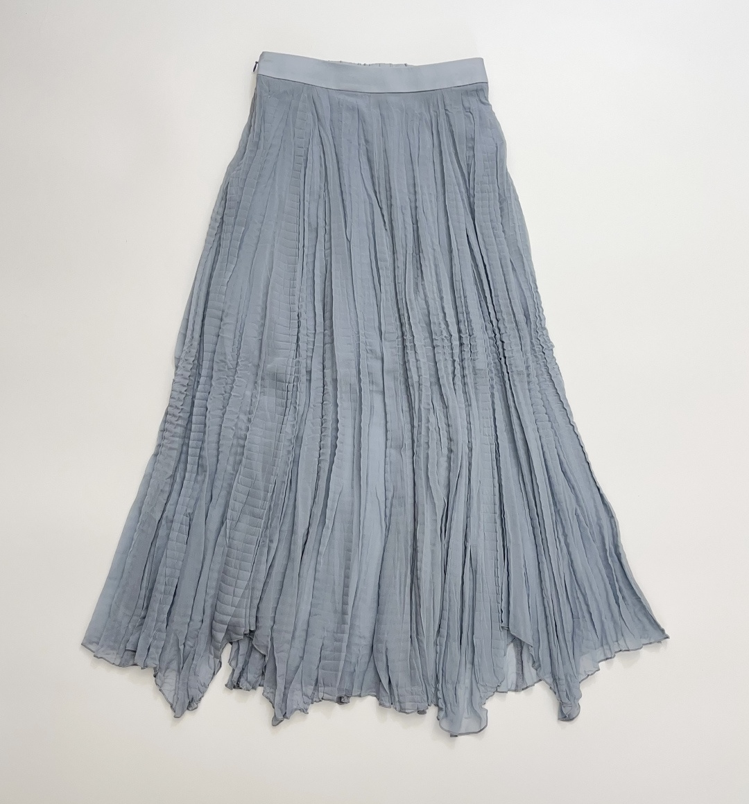 Issey Miyake Japanese Handmade Pleated Flowy Midi Skirt