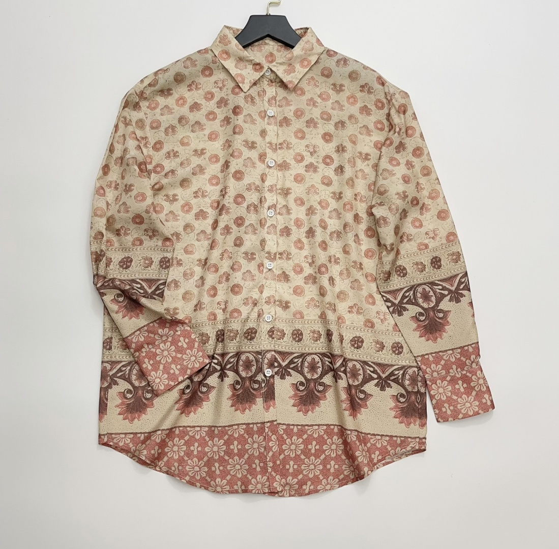 ODTD Spring/Summer Oversized Printed Shirt Top