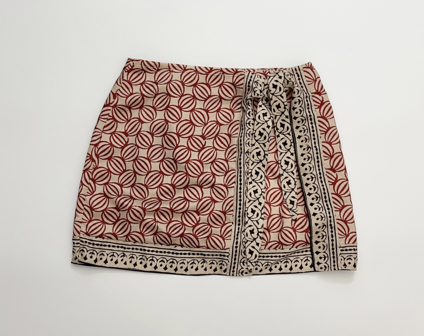 ODTD Tencel Resort Print Mini Skirt