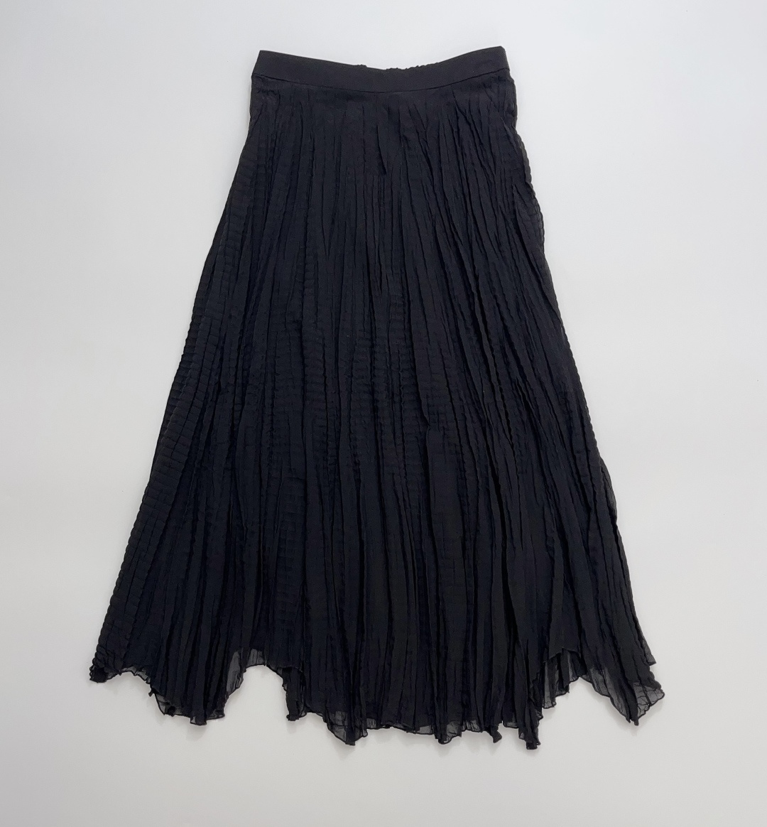 Issey Miyake Handmade Pleated Flowy Skirt