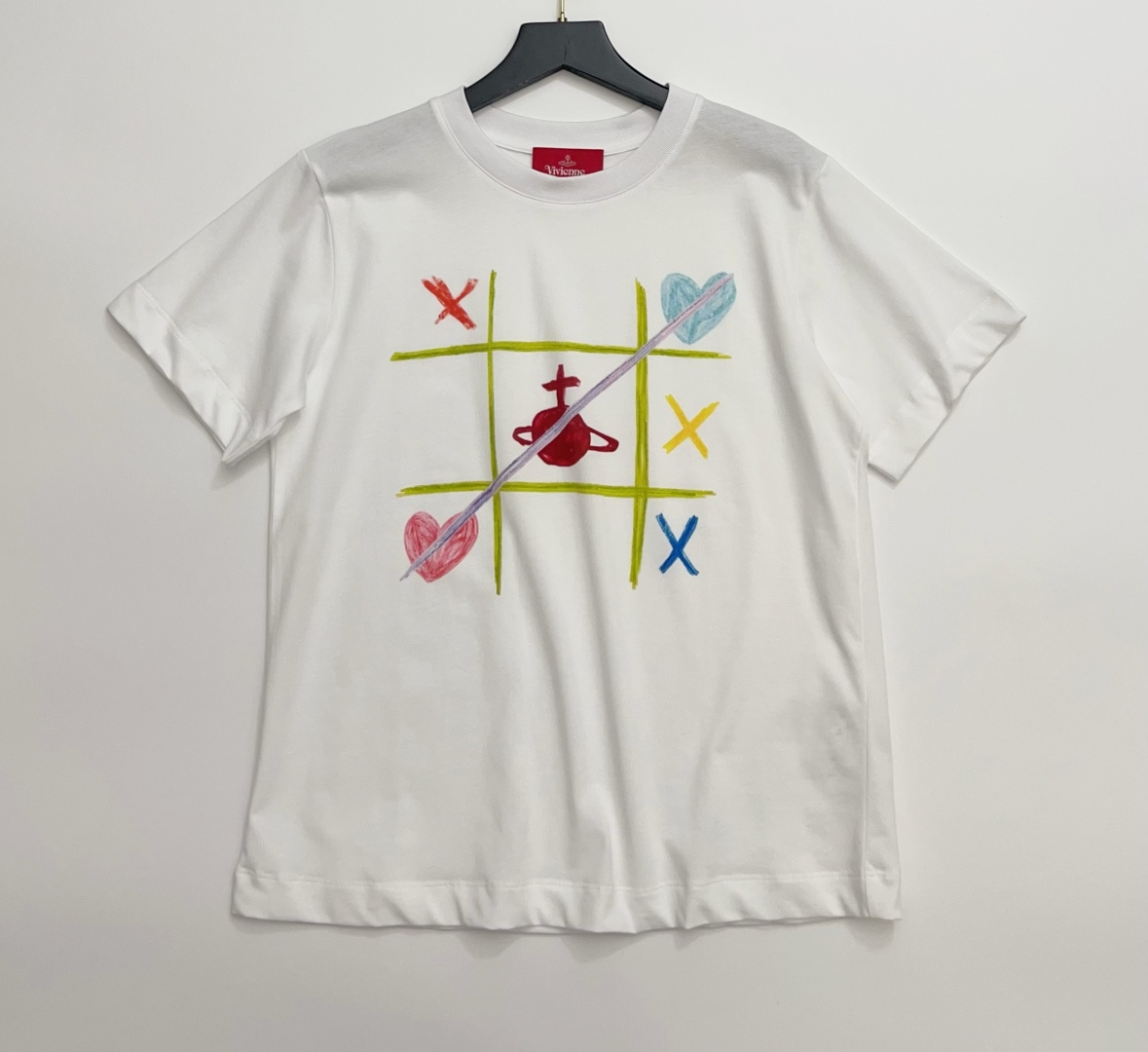Vivienne Westwood Bingo Saturn Colorful Print Short Sleeve T-Shirt