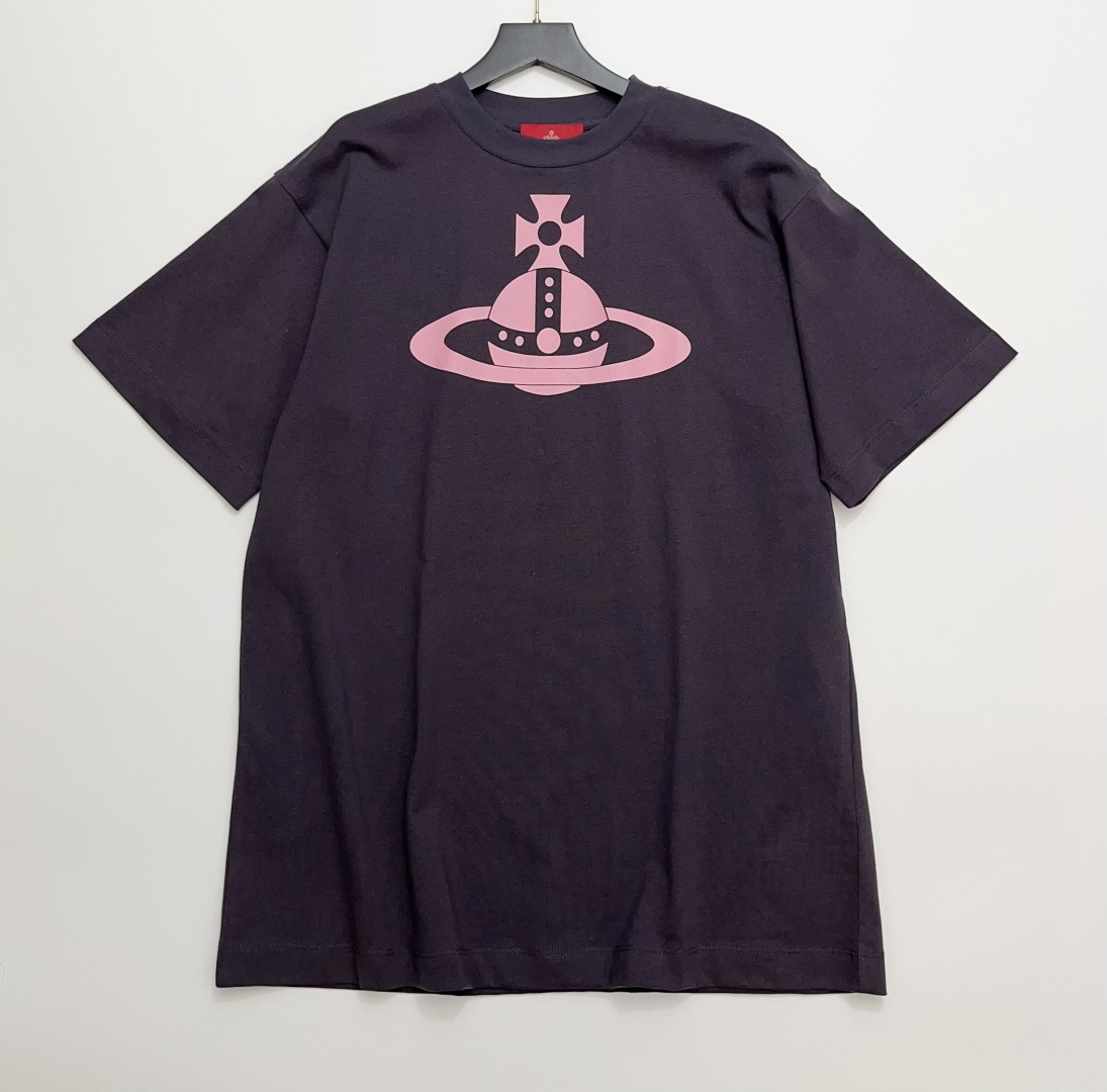 Vivienne Westwood Saturn Print Relaxed Fit Short Sleeve T-Shirt