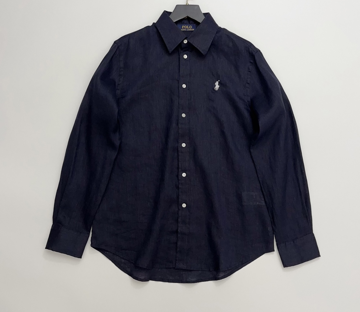 Polo Ralph Lauren Embroidered Lapel Linen Shirt