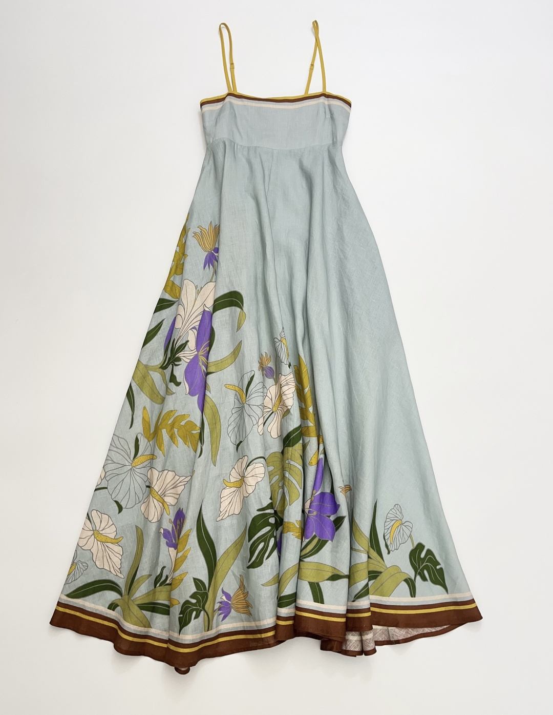 Alémais Alfie Floral Print Mid-Length Dress
