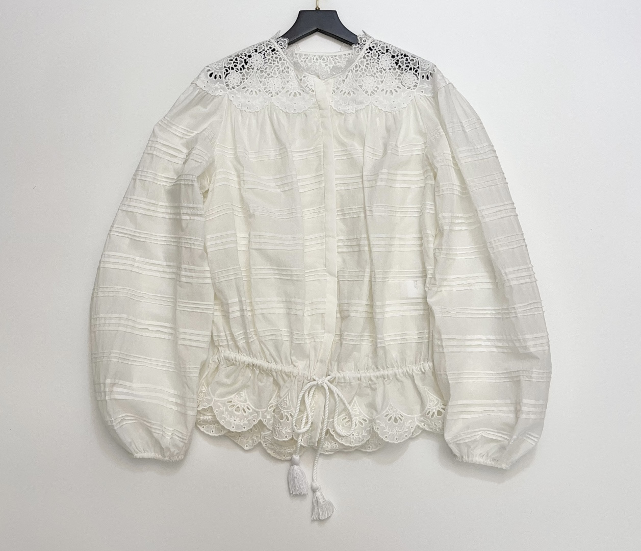 Isabel Marant Étoile POLLY Bohemian Floral Lace Blouse