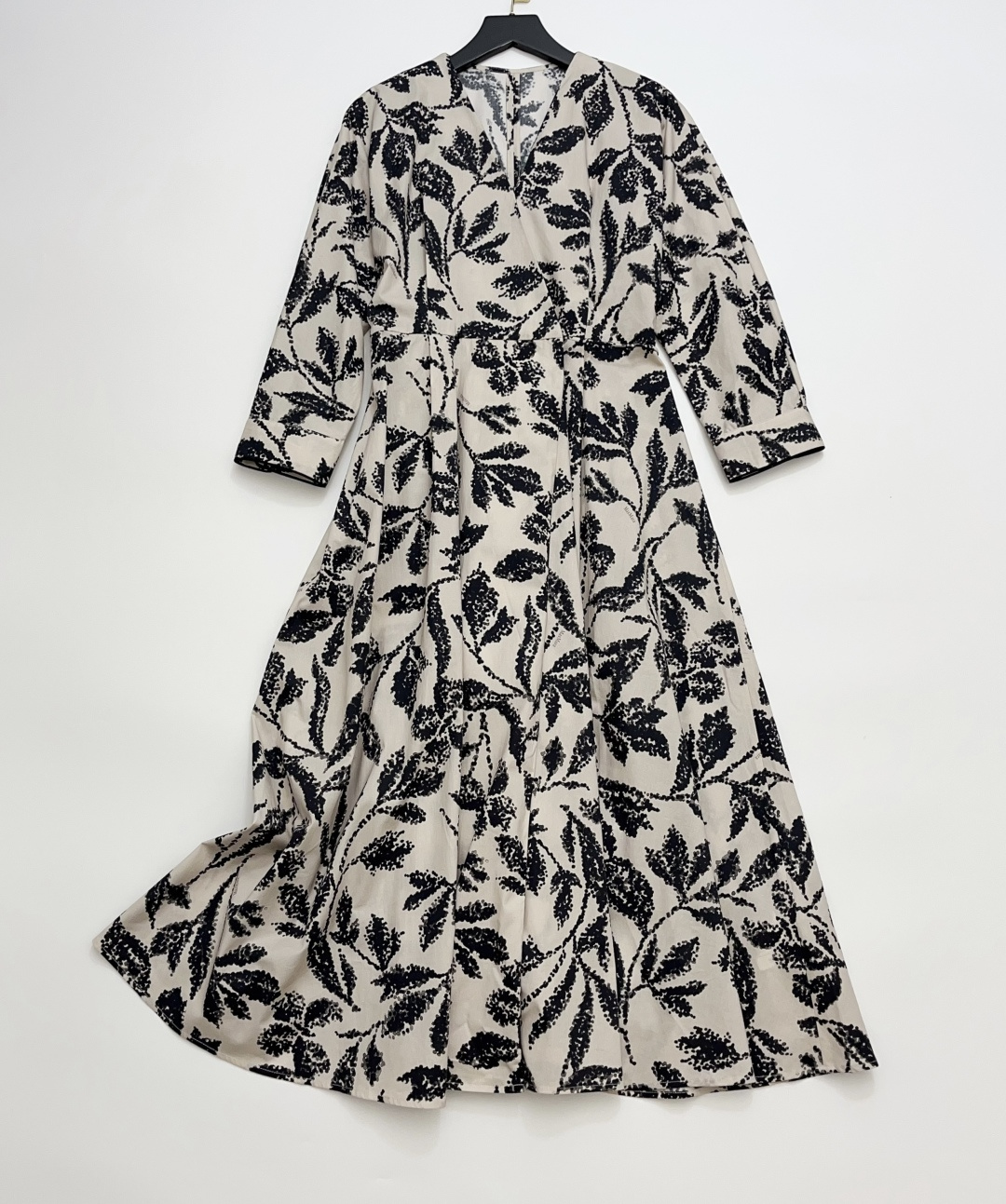 Max Mara Cotton Print Long Dress