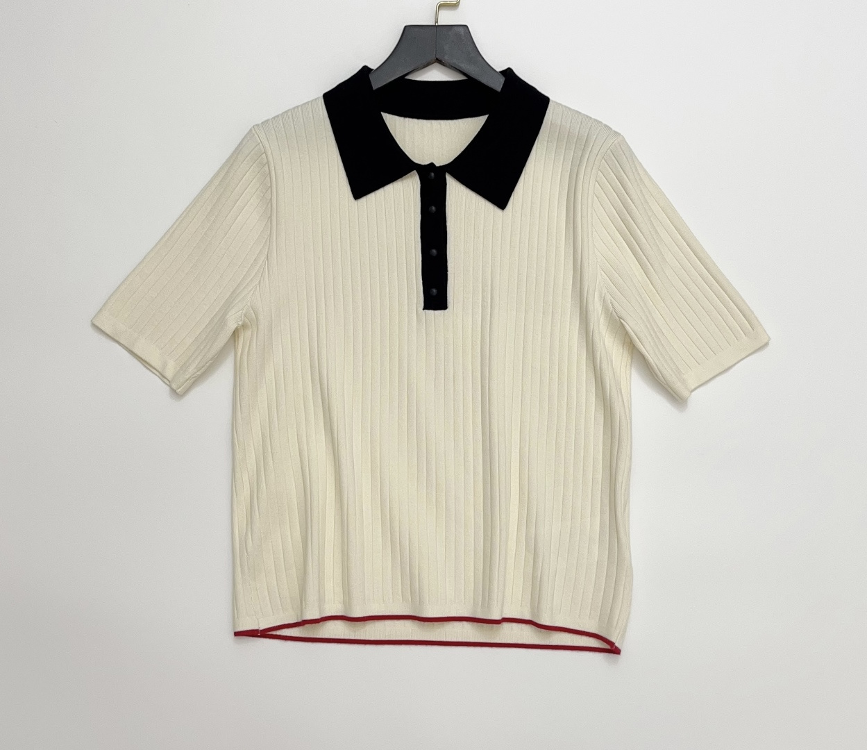 MaxMara 2026 Spring/Summer Women's Polo Neck Short Knit Top