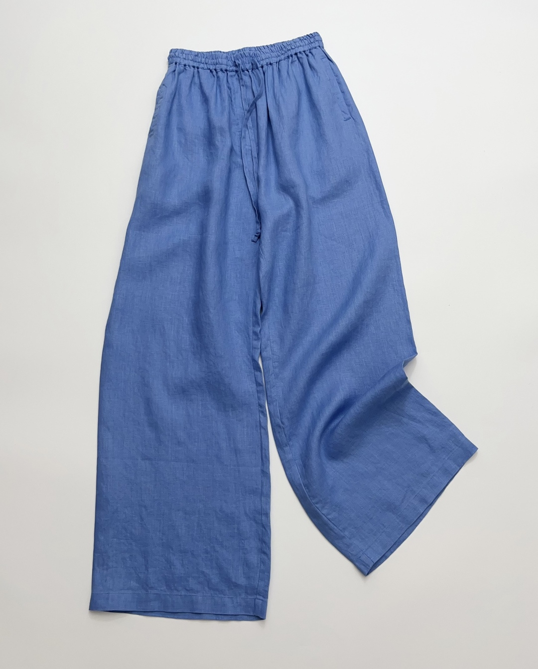 Into Elastic Waist Comfortable Linen Trousers