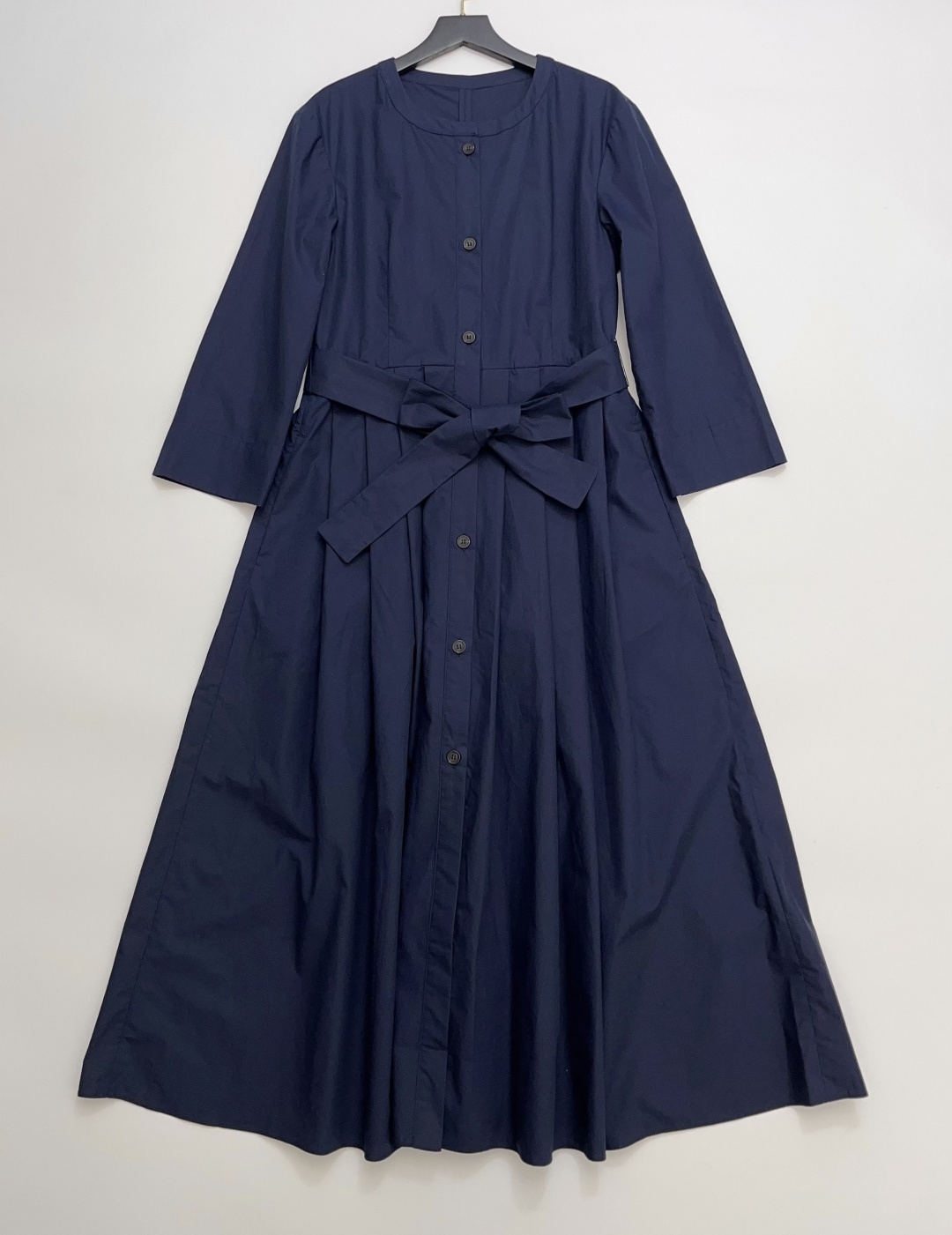 S Max Mara Commuter Pure Cotton Single-Breasted Dress