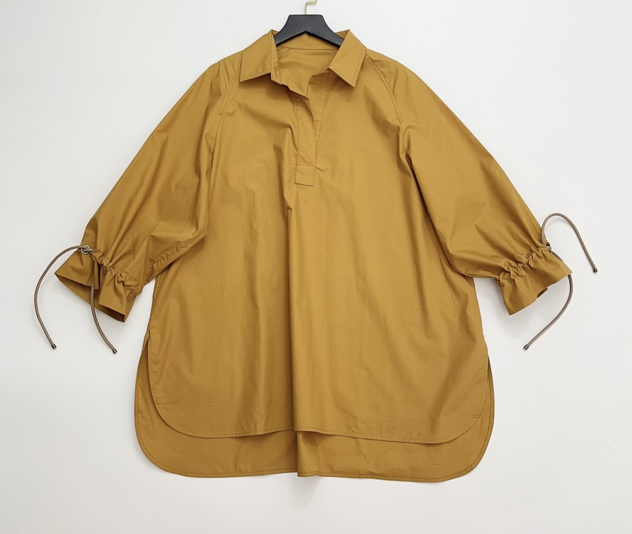 Max Mara Grey Label Casual Loose Lapel Cotton Shirt