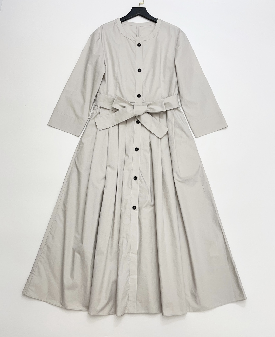 S Max Mara Commuter Pure Cotton Single-Breasted Dress
