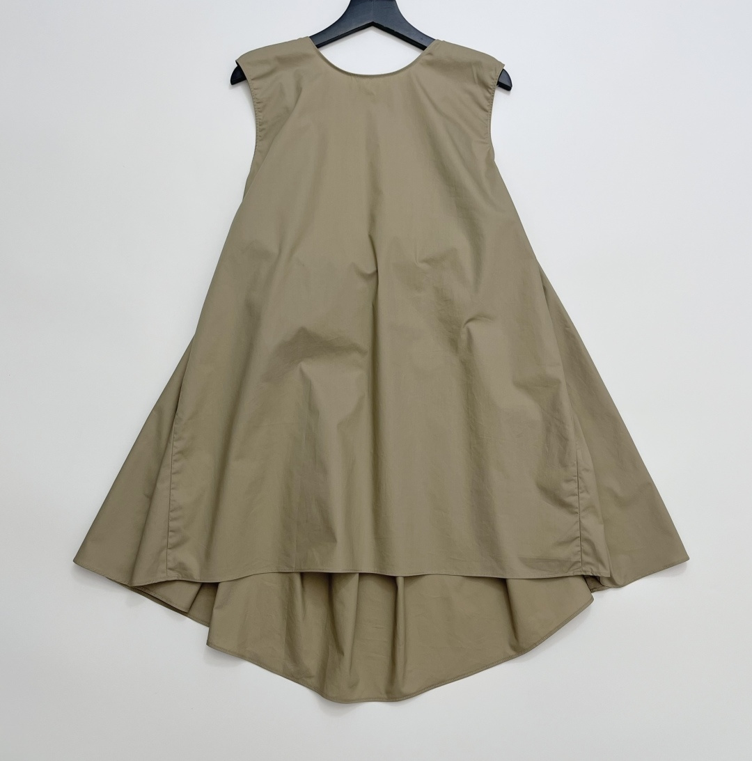 Irregular Twisted Open Back A-Line Round Neck Sleeveless Top
