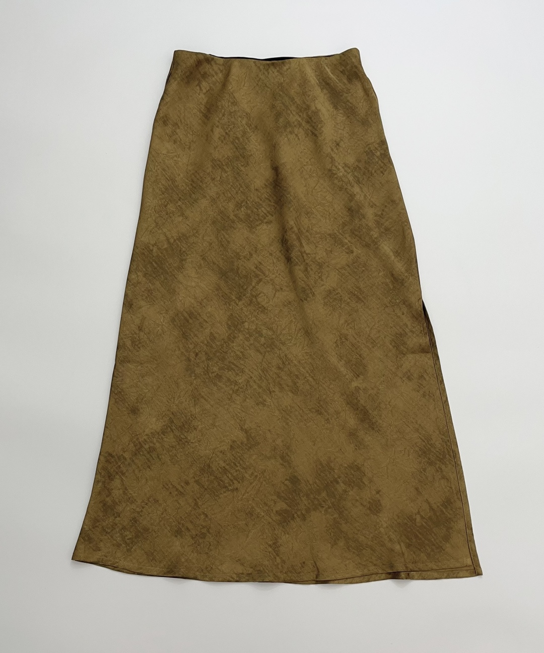 Washed Long Midi Skirt