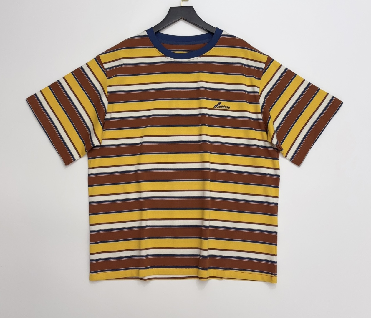 Well-done Striped Loose Short Sleeve T-Shirt Top